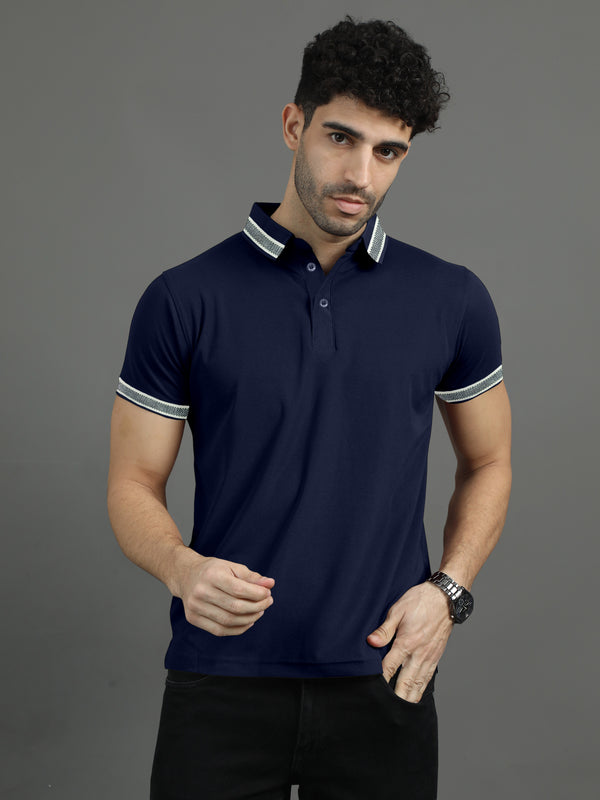 Polo T-shirt dark blue Colour