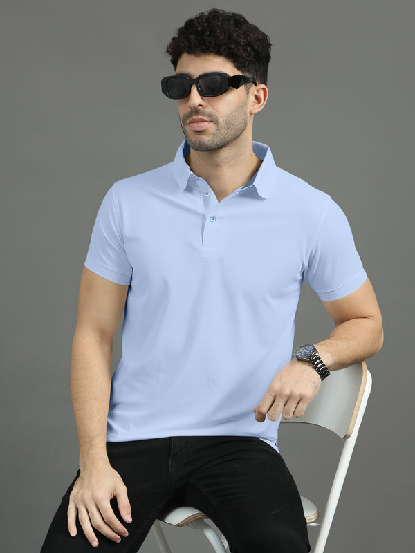 Polo T-shirt Sky Colour