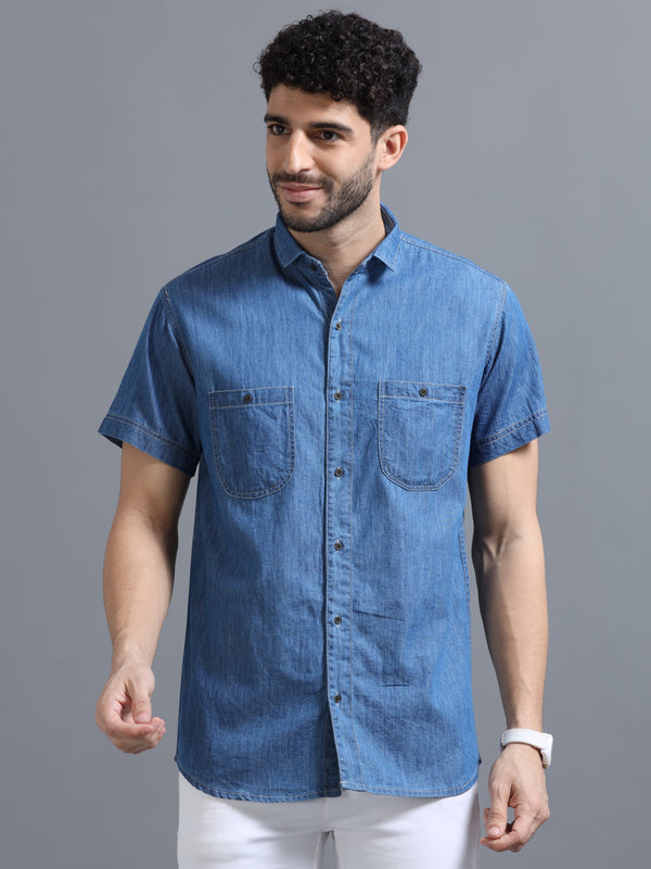 Denim Shirt Blue Colour