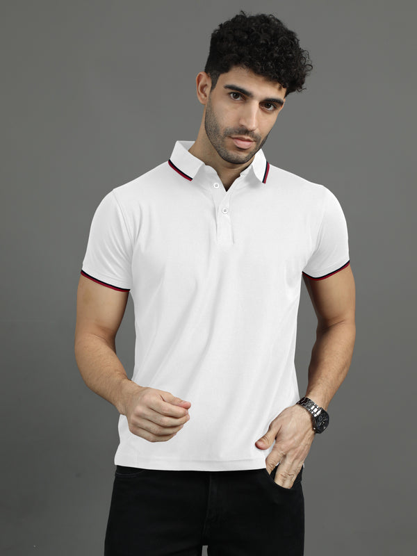 Polo T-shirt White Colour