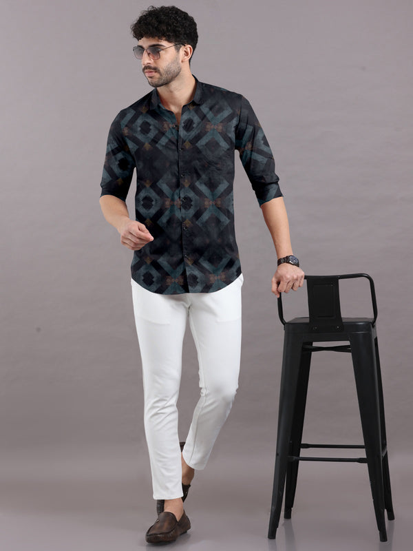 Abstract printed shirt